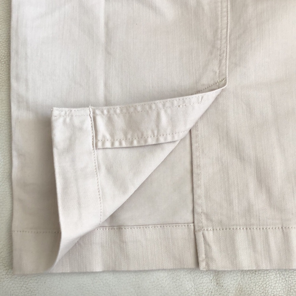 Talbots NWT light khaki denim pencil skirt - Picture 7 of 10
